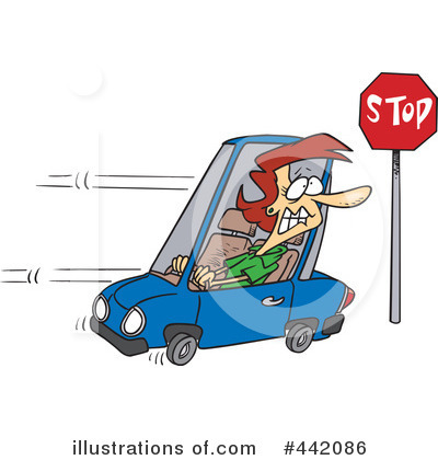Royalty-Free (RF) Driver Clipart Illustration by toonaday - Stock Sample #442086
