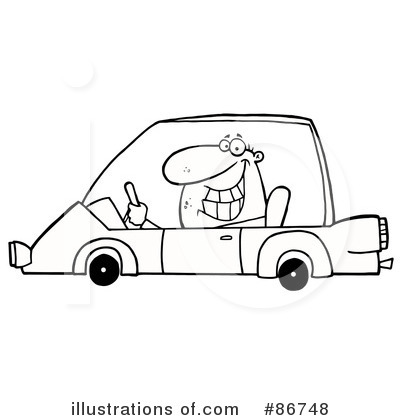 Royalty-Free (RF) Driver Clipart Illustration by Hit Toon - Stock Sample #86748