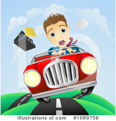 Royalty-Free (RF) Driving Clipart Illustration by AtStockIllustration - Stock Sample #1089756