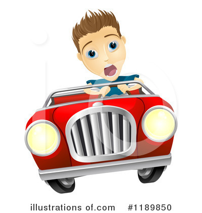 Convertible Clipart #1189850 by AtStockIllustration