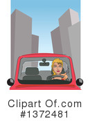 Driving Clipart #1372481 by David Rey