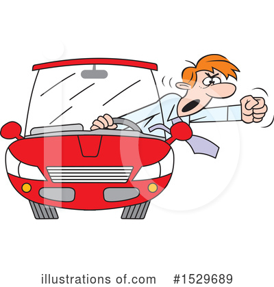 Road Rage Clipart #1529689 by Johnny Sajem