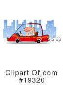Driving Clipart #19320 by Hit Toon