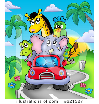 Royalty-Free (RF) Driving Clipart Illustration by visekart - Stock Sample #221327