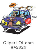 Driving Clipart #42929 by Dennis Holmes Designs