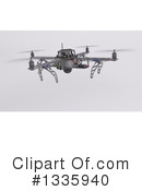 Drone Clipart #1335940 by KJ Pargeter