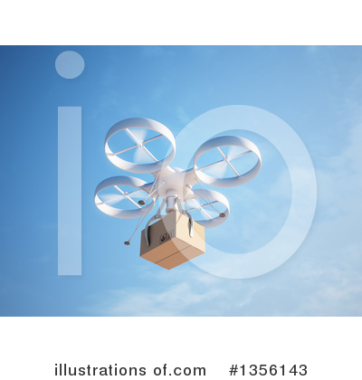 Royalty-Free (RF) Drone Clipart Illustration by Mopic - Stock Sample #1356143