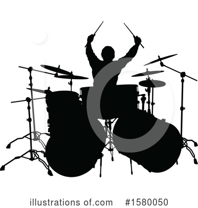 Royalty-Free (RF) Drummer Clipart Illustration by AtStockIllustration - Stock Sample #1580050