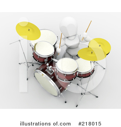 Royalty-Free (RF) Drummer Clipart Illustration by KJ Pargeter - Stock Sample #218015
