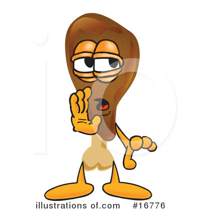 Royalty-Free (RF) Drumstick Character Clipart Illustration by Mascot Junction - Stock Sample #16776