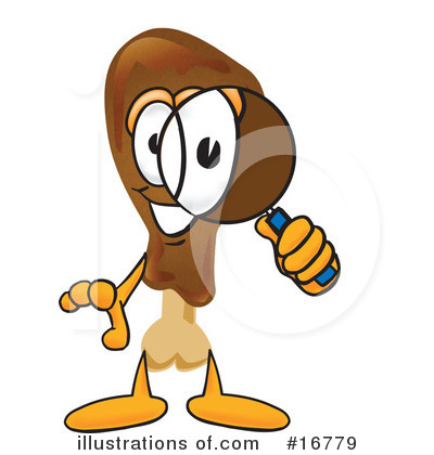 Drumstick Character Clipart #16779 by Mascot Junction