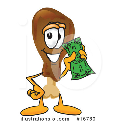 Dollar Bill Clipart #16780 by Mascot Junction