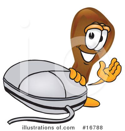 Computer Mouse Clipart #16788 by Mascot Junction