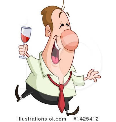 Royalty-Free (RF) Drunk Clipart Illustration by yayayoyo - Stock Sample #1425412