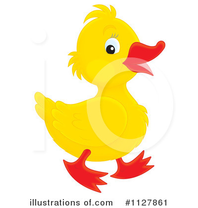 Royalty-Free (RF) Duck Clipart Illustration by Alex Bannykh - Stock Sample #1127861
