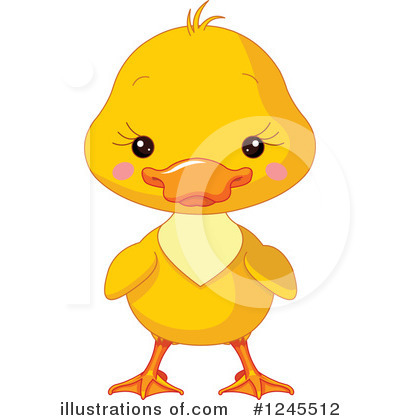 Royalty-Free (RF) Duck Clipart Illustration by Pushkin - Stock Sample #1245512