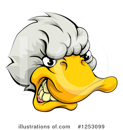 Royalty-Free (RF) Duck Clipart Illustration by AtStockIllustration - Stock Sample #1253099