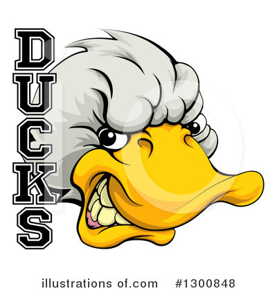 Royalty-Free (RF) Duck Clipart Illustration by AtStockIllustration - Stock Sample #1300848