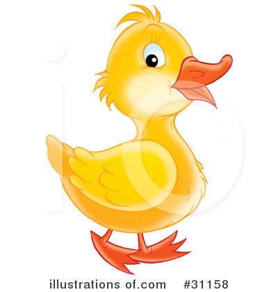 Royalty-Free (RF) Duck Clipart Illustration by Alex Bannykh - Stock Sample #31158