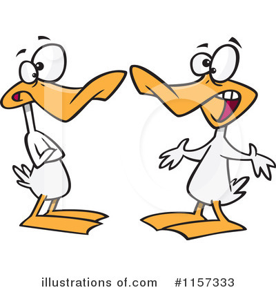 Royalty-Free (RF) Ducks Clipart Illustration by toonaday - Stock Sample #1157333