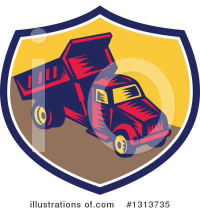 Lorry Clipart #1313735 by patrimonio