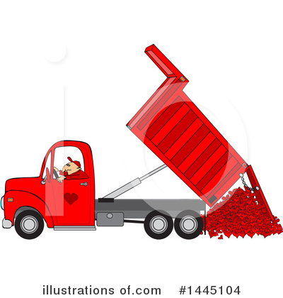 Royalty-Free (RF) Dump Truck Clipart Illustration by djart - Stock Sample #1445104