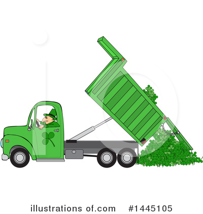 Royalty-Free (RF) Dump Truck Clipart Illustration by djart - Stock Sample #1445105