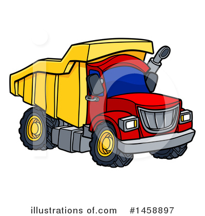 Truck Clipart #1458897 by AtStockIllustration