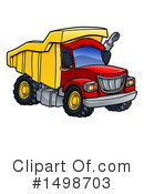 Dump Truck Clipart #1498703 by AtStockIllustration