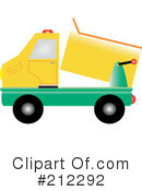 Dump Truck Clipart #212292 by Pams Clipart