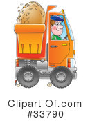 Dump Truck Clipart #33790 by Alex Bannykh
