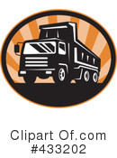 Dump Truck Clipart #433202 by patrimonio