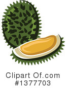Durian Clipart #1377703 by Vector Tradition SM