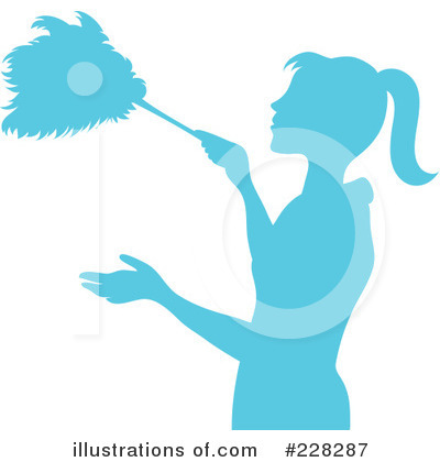 Royalty-Free (RF) Dusting Clipart Illustration by Pams Clipart - Stock Sample #228287
