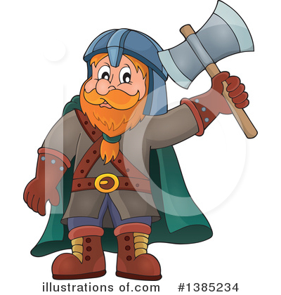 Royalty-Free (RF) Dwarf Clipart Illustration by visekart - Stock Sample #1385234