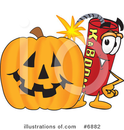 Royalty-Free (RF) Dynamite Clipart Illustration by Mascot Junction - Stock Sample #6882
