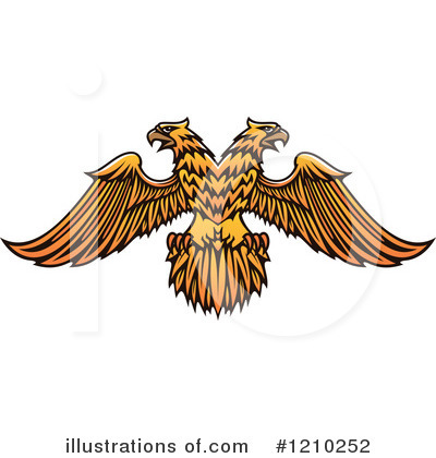 Royalty-Free (RF) Eagle Clipart Illustration by Vector Tradition SM - Stock Sample #1210252
