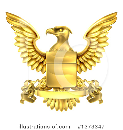 Royalty-Free (RF) Eagle Clipart Illustration by AtStockIllustration - Stock Sample #1373347