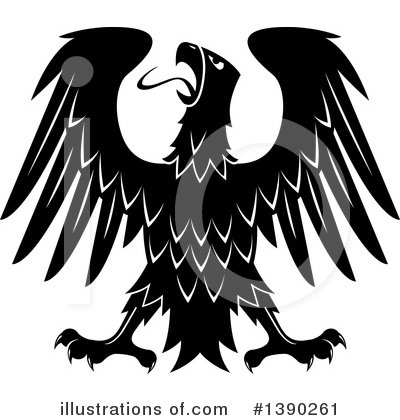 Royalty-Free (RF) Eagle Clipart Illustration by Vector Tradition SM - Stock Sample #1390261