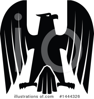 Royalty-Free (RF) Eagle Clipart Illustration by Vector Tradition SM - Stock Sample #1444326