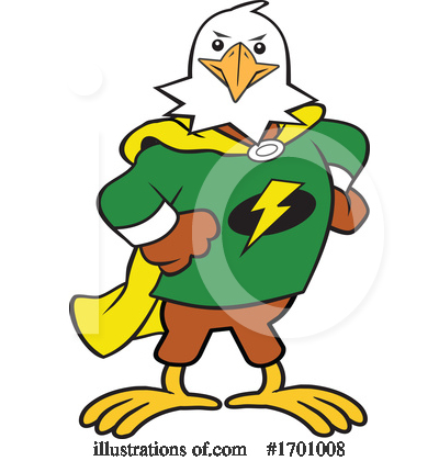 Eagle Clipart #1701008 by Johnny Sajem
