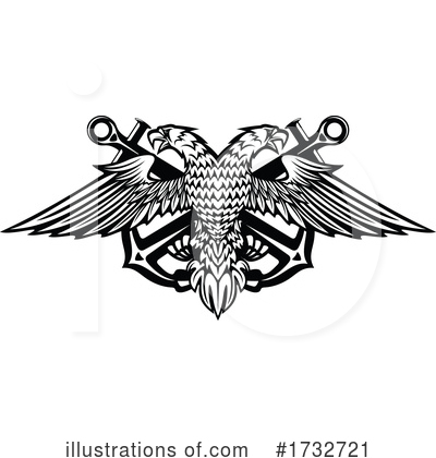 Royalty-Free (RF) Eagle Clipart Illustration by Vector Tradition SM - Stock Sample #1732721