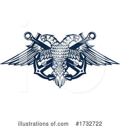 Royalty-Free (RF) Eagle Clipart Illustration by Vector Tradition SM - Stock Sample #1732722