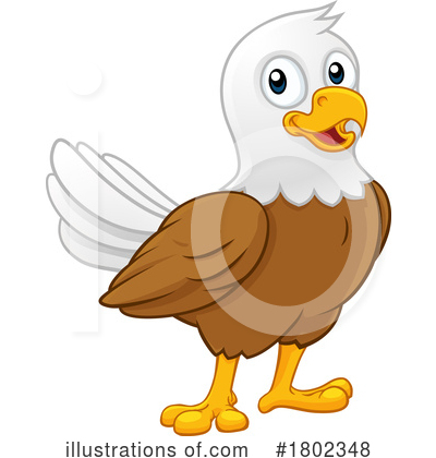 Bald Eagle Clipart #1802348 by AtStockIllustration
