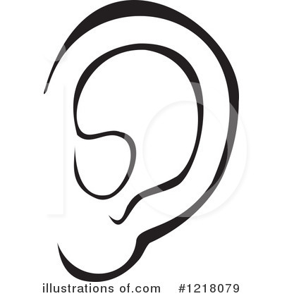 Royalty-Free (RF) Ear Clipart Illustration by Bad Apples - Stock Sample #1218079