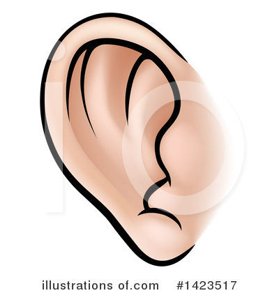 Royalty-Free (RF) Ear Clipart Illustration by AtStockIllustration - Stock Sample #1423517