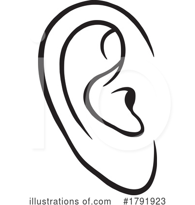 Royalty-Free (RF) Ear Clipart Illustration by Johnny Sajem - Stock Sample #1791923