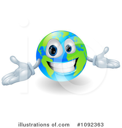 Royalty-Free (RF) Earth Clipart Illustration by AtStockIllustration - Stock Sample #1092363