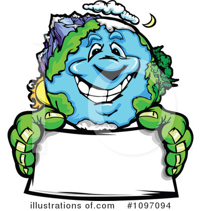 Royalty-Free (RF) Earth Clipart Illustration by Chromaco - Stock Sample #1097094