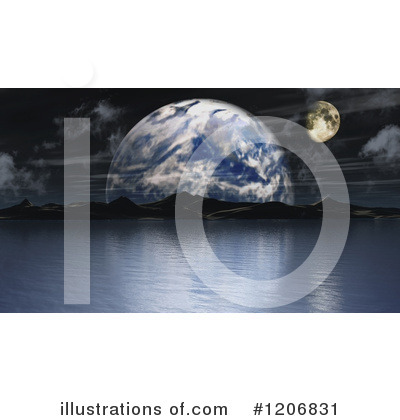 Royalty-Free (RF) Earth Clipart Illustration by KJ Pargeter - Stock Sample #1206831